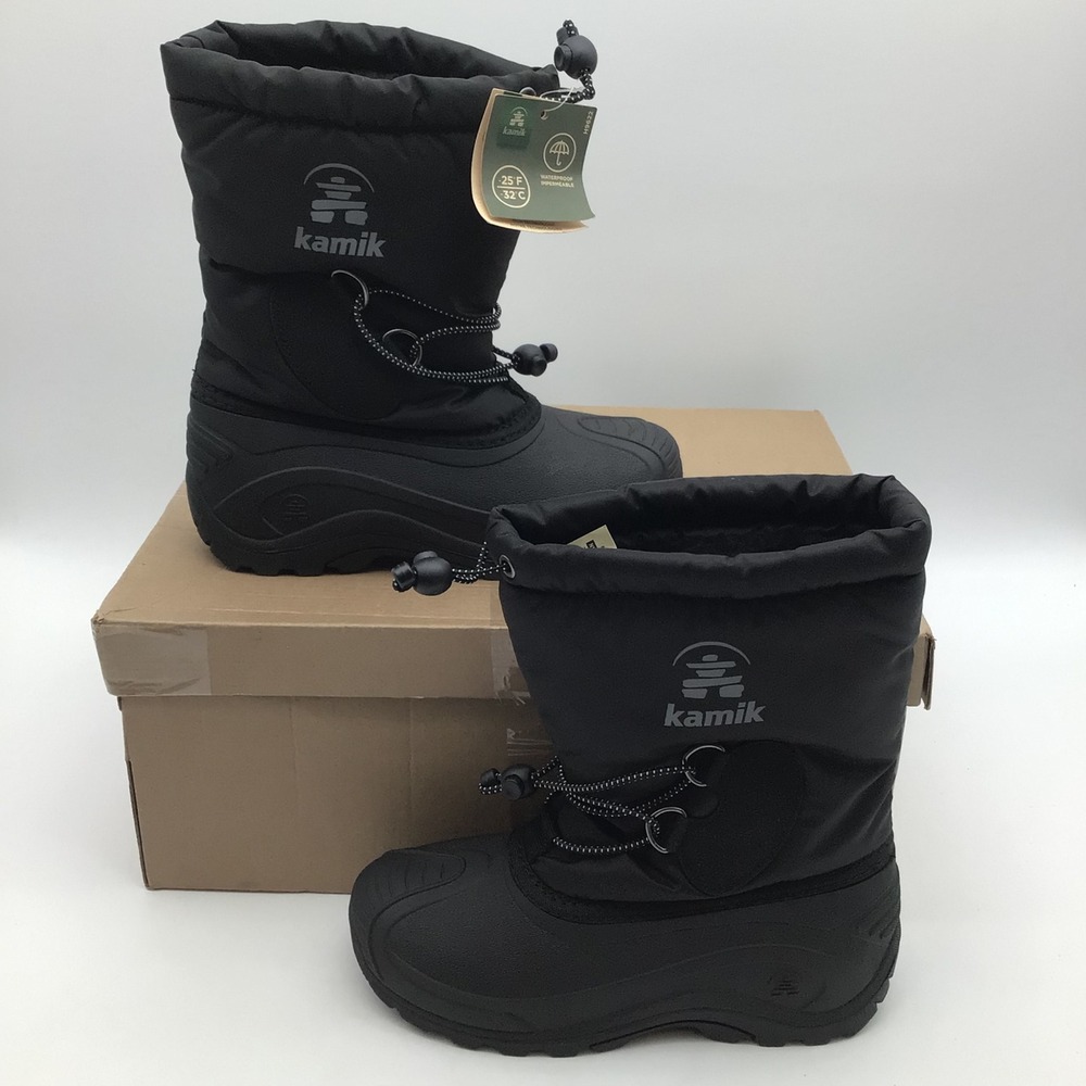 Kamik Kids Black Snow & Rain Boots